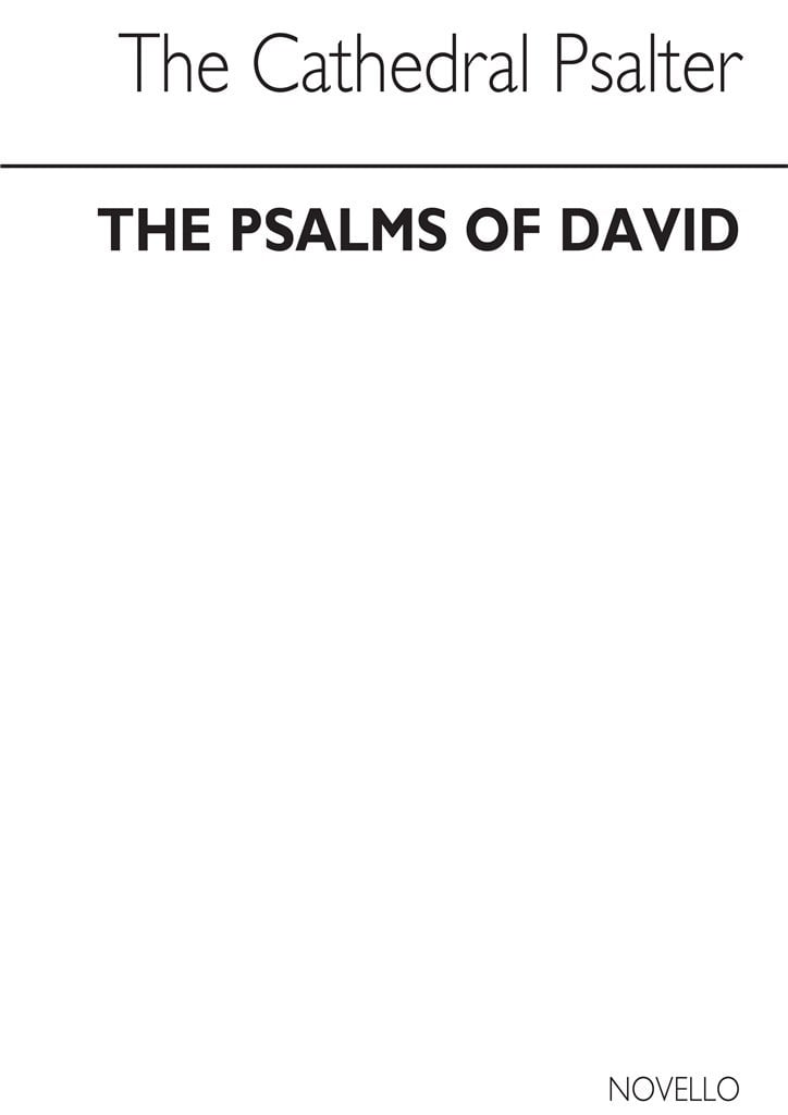 The Old Cathedral Psalter Psalms Of David